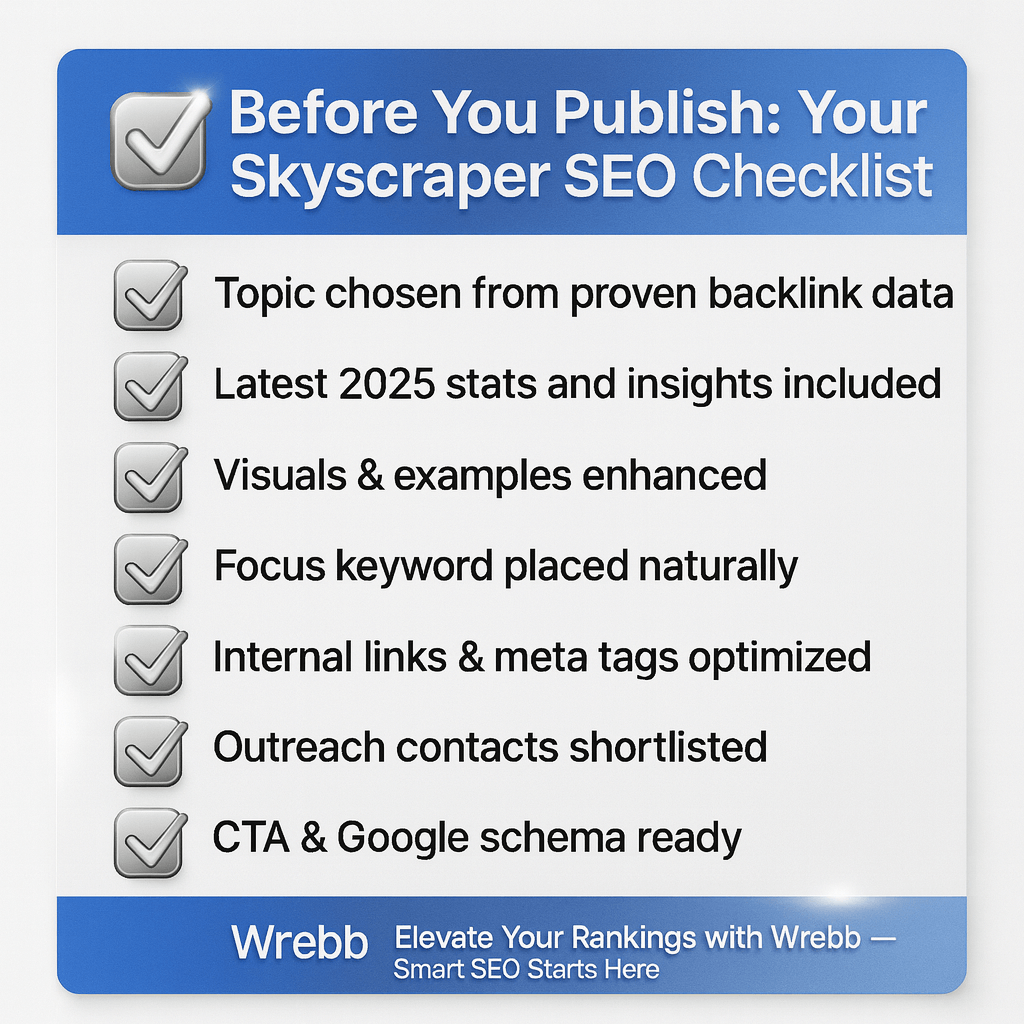 Skyscraper technique for SEO